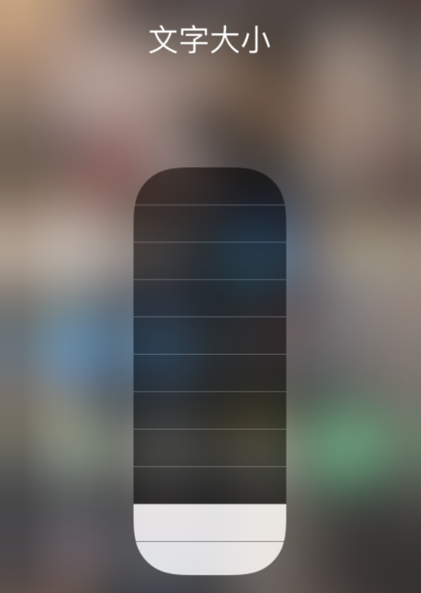 东阳苹果手机维修分享小技巧：在 iPhone 控制中心快速调节字体大小 