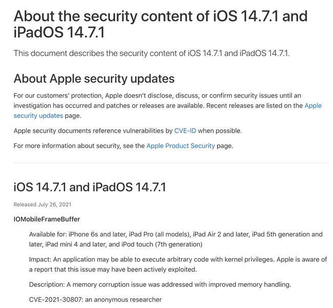 东阳苹果手机维修分享iOS 14.7.1 正式版更新内容及升级方法 
